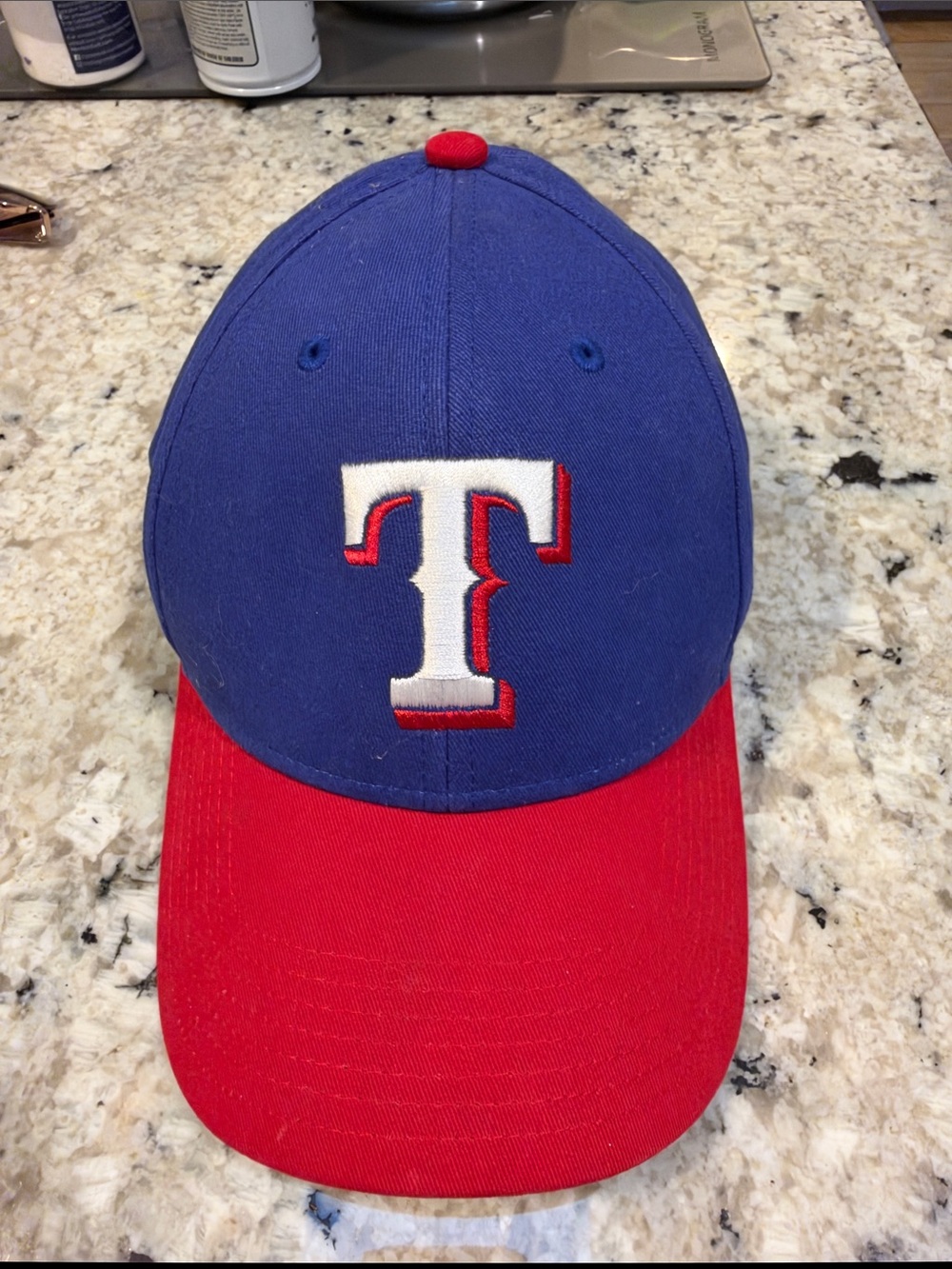 Texas Ranger Blue and Red Baseball